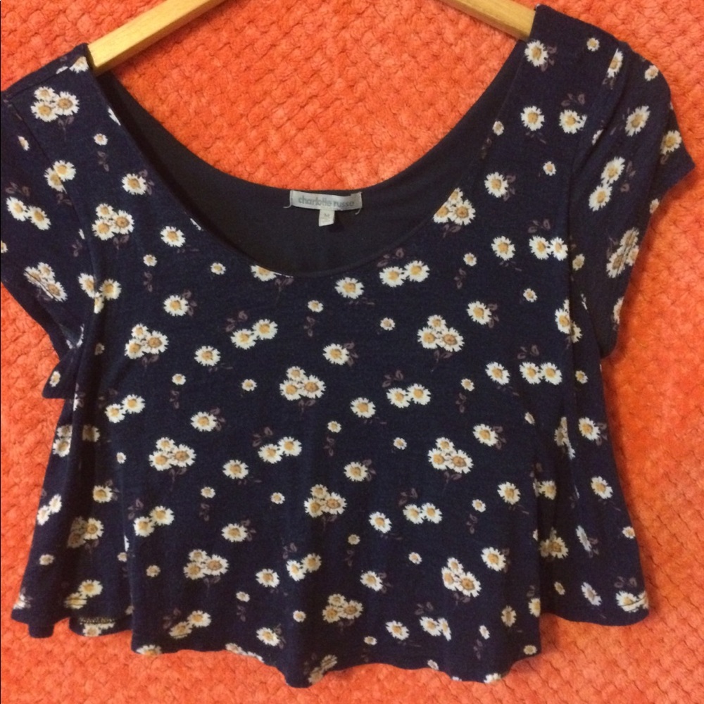 Floral crop top